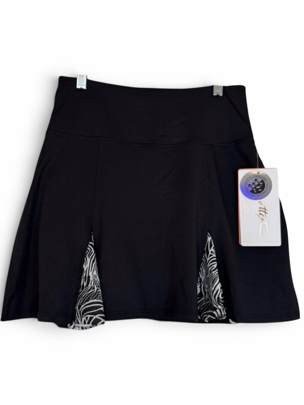 Gottex Athletic Stretch Pull On Golf Tennis Pickleball Skort Black S | NWT